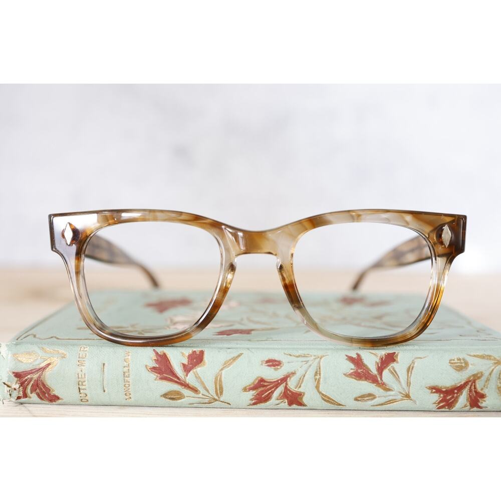 Foremost Optical Eyeglasses Vintage 1960s USA 47-22 Preppy Retro Academia